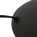 Mexlite floor lamp BIRON with switch, with flex arm IP20, black matt dimmable