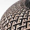Pendelleuchte SPARKLED LIGHT - IKARO, Ø 60cm, E27,  mit Korbschirm