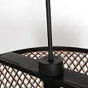 Pendelleuchte SPARKLED LIGHT - IKARO, Ø 60cm, E27,  mit Korbschirm