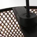 Pendelleuchte SPARKLED LIGHT - IKARO, Ø 60cm, E27,  mit Korbschirm
