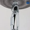 pendant luminaire BIKKEL - Ø 42CM 1 flame, medium E27 IP20, brown, pied dimmable