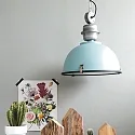 pendant luminaire BIKKEL - Ø 42CM 1 flame, medium E27 IP20, brown, pied dimmable