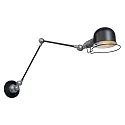 Mexlite Mexlite Wall luminaire DAVIN, 1 flame, reflector, black