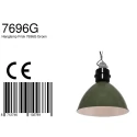 anne light & home AN Pendant luminaire FRISK, 1 flame, metal, green
