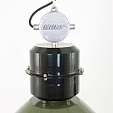 anne light & home Pendelleuchte FRISK, Ø 50cm, E27, Metall, grün glänzend / innen weiß
