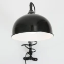 Steinhauer wall luminaire YORKSHIRE 1 flame, with switch, with plug, adjustable E27 IP20, black matt 