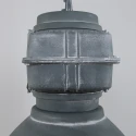 Pendelleuchte DENSI, Ø 47cm, E27, Abdeckung satiniert, industriegrau