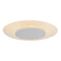LED Wand- und Deckenleuchte LIDO, IP20, Ø 28cm, indirekt, mit Loch-Diffusor, 12W 2700K 1100lm, dimmbar, weiß matt