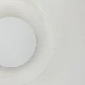 Steinhauer LED Wand- und Deckenleuchte LIDO, IP20, Ø 28cm, indirekt, mit Loch-Diffusor, 12W 2700K 1100lm, dimmbar, weiß matt
