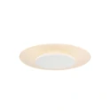 Steinhauer LED Wand- und Deckenleuchte LIDO, IP20, Ø 28cm, indirekt, mit Loch-Diffusor, 12W 2700K 1100lm, dimmbar, weiß matt