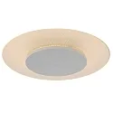 LED Wand- und Deckenleuchte LIDO, IP20, Ø 36cm, indirekt, mit Loch-Diffusor, 18W 2700K 1500lm, dimmbar, weiß matt