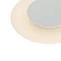 Steinhauer ceiling luminaire LIDO round, medium, indirect, perforated IP20, white matt dimmable