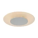 Steinhauer ceiling luminaire LIDO round, medium, indirect, perforated IP20, white matt dimmable