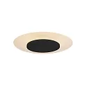 LED Wand- und Deckenleuchte LIDO, IP20, Ø 36cm, indirekt, mit Loch-Diffusor, 18W 2700K 1500lm, dimmbar, schwarz matt
