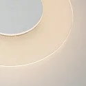 Steinhauer LED Wand- und Deckenleuchte LIDO, IP20, Ø 42cm, indirekt, mit Loch-Diffusor, 24W 2700K 2200lm, dimmbar, weiß matt