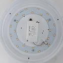 Outdoor LED Deckenleuchte GALAXY, IP44, bombiert, schaltbar, weiß / Abdeckung matt