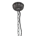 pendant luminaire BIKKEL - Ø 52CM 1 flame, large E27 IP20, brown, pied dimmable