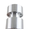 Steinhauer Aufbau-Strahler NATASJA, 1-flammig, inkl. GU10 LED 4.5W 2200-2700K 350lm (Dim To Warm), dreh- und neigbar, stahl gebürstet
