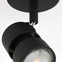 Aufbau-Strahler NATASJA, 1-flammig, inkl. GU10 LED 4.5W 2200-2700K 350lm (Dim To Warm), dreh- und neigbar, stahl gebürstet
