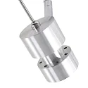 Steinhauer Aufbau-Strahlerleiste NATASJA, 2-flammig, inkl. 2x GU10 LED 7W 2200-2700K 480lm (D2W), dreh- und neigbar, stahl gebürstet