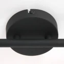 Aufbau-Strahlerleiste NATASJA, 2-flammig, inkl. 2x GU10 LED 7W 2200-2700K 480lm (D2W), dreh- und neigbar, stahl gebürstet