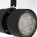 Aufbau-Strahlerleiste NATASJA, 2-flammig, inkl. 2x GU10 LED 7W 2200-2700K 480lm (D2W), dreh- und neigbar, stahl gebürstet
