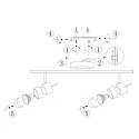 Aufbau-Strahlerleiste NATASJA, 2-flammig, inkl. 2x GU10 LED 7W 2200-2700K 480lm (D2W), dreh- und neigbar, stahl gebürstet