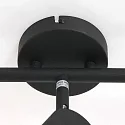 spotlight bar NATASJA 3 flames, long, Dim-To-Warm, adjustable GU10 IP20, steel brushed dimmable
