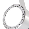 Steinhauer Aufbau-Strahlerleiste NATASJA, 4-flammig, inkl. 4x GU10 LED 7W 2200-2700K 480lm (D2W), dreh- und neigbar, stahl gebürstet