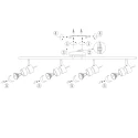 Steinhauer Aufbau-Strahlerleiste NATASJA, 4-flammig, inkl. 4x GU10 LED 7W 2200-2700K 480lm (D2W), dreh- und neigbar, stahl gebürstet