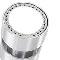 Steinhauer Strahler-Rondell NATASJA, 3-flammig, inkl. 3x GU10 LED 7W 2200-2700K 480lm (Dim To Warm), dreh- und neigbar, stahl gebürstet