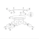 Steinhauer Strahler-Rondell NATASJA, 3-flammig, inkl. 3x GU10 LED 7W 2200-2700K 480lm (Dim To Warm), dreh- und neigbar, stahl gebürstet