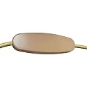 Steinhauer Tischleuchte ANCILLA, Ø 17cm, inkl. G9 LED 3W 2700K 300lm, mit Touch-Dimmer, bronze / Opalglas