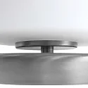 Steinhauer table lamp ANCILLA round, short, with touch dimmer G9 IP20, steel brushed dimmable