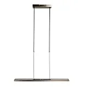 LED Pendelleuchte ZELENA, Up/Down, 80-140cm (ausziehbar), 40W 2200-4000K (CCT) 3200+800lm, mit Touch-Dimmer, stahl gebürstet