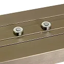 LED Pendelleuchte ZELENA, Up/Down, 80-140cm (ausziehbar), 40W 2200-4000K (CCT) 3200+800lm, mit Touch-Dimmer, stahl gebürstet
