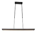 Steinhauer LED Pendelleuchte ZELENA, Up/Down, 80-140cm (ausziehbar), 40W 2200-4000K (CCT) 3200+800lm, mit Touch-Dimmer, schwarz matt