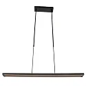 Steinhauer LED Pendelleuchte ZELENA, Up/Down, 80-140cm (ausziehbar), 40W 2200-4000K (CCT) 3200+800lm, mit Touch-Dimmer, schwarz matt