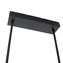 Steinhauer LED Pendelleuchte ZELENA, Up/Down, 80-140cm (ausziehbar), 40W 2200-4000K (CCT) 3200+800lm, mit Touch-Dimmer, schwarz matt