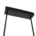 Steinhauer Steinhauer Pendant luminaire ZELENA LED, adjustable, 4 flames, black