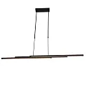 Steinhauer LED Pendelleuchte ZELENA, Up/Down, 80-140cm (ausziehbar), 40W 2200-4000K (CCT) 3200+800lm, mit Touch-Dimmer, schwarz matt