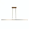 Steinhauer LED Pendelleuchte ZELENA, Up/Down, 155cm, 21+8W 2200-4000K (CCT) 2100+1600lm, CRi >90, mit Touch-Dimmer, bronze gebürstet