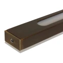 Steinhauer Steinhauer Pendant luminaire ZELENA LED, 3 flames, L:150cm, bronze