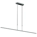 Steinhauer LED Pendelleuchte ZELENA, Up/Down, 155cm, 21+8W 2200-4000K (CCT) 2100+1600lm, CRi >90, mit Touch-Dimmer, stahl gebürstet