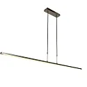 Steinhauer LED Pendelleuchte ZELENA, Up/Down, 155cm, 21+8W 2200-4000K (CCT) 2100+1600lm, CRi >90, mit Touch-Dimmer, stahl gebürstet