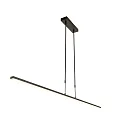 LED Pendelleuchte ZELENA, Up/Down, 155cm, 21+8W 2200-4000K (CCT) 2100+1600lm, CRi >90, mit Touch-Dimmer, schwarz matt