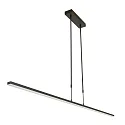 Steinhauer LED Pendelleuchte ZELENA, Up/Down, 155cm, 21+8W 2200-4000K (CCT) 2100+1600lm, CRi >90, mit Touch-Dimmer, schwarz matt