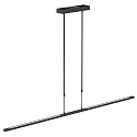 Steinhauer LED Pendelleuchte ZELENA, Up/Down, 155cm, 21+8W 2200-4000K (CCT) 2100+1600lm, CRi >90, mit Touch-Dimmer, schwarz matt