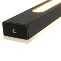 Steinhauer Steinhauer Pendant luminaire ZELENA LED, 3 flames, L:150cm, black