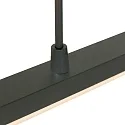 Steinhauer LED Pendelleuchte ZELENA, Up/Down, 155cm, 21+8W 2200-4000K (CCT) 2100+1600lm, CRi >90, mit Touch-Dimmer, schwarz matt